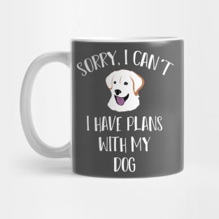 Sorry I Cant Funny Dog T Shirt for Men Women and Kids Mug